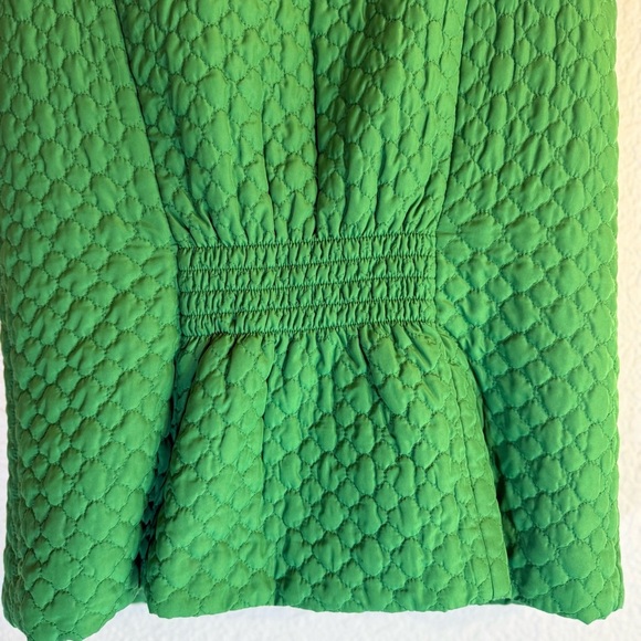 Charter Club Quilted Vest Zipper Tapered Back Kelly‎ Green, Size M - Picture 5 of 8